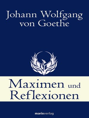 cover image of Maximen und Reflexionen